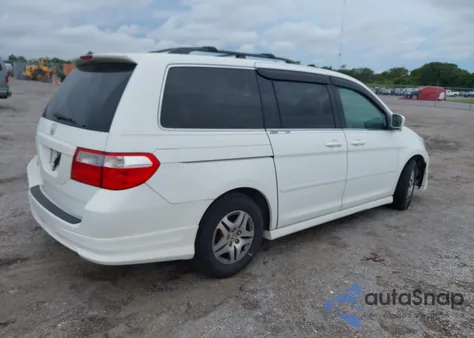 2007 Honda Odyssey Ex-L из США, поврежденный, VIN 5FNRL38617B410097